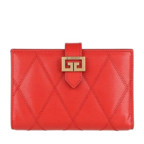 givenchy perforated red wallet|givenchy wallets women's.